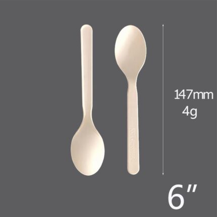 6inch-100%-Compostable-Plant-Based-Spoon