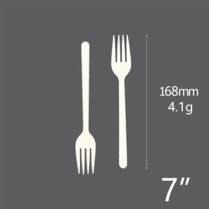 7-Inch-Biodegradable-Cornstarch-Forks-–-Heavy-Duty-Eco-Friendly-Cutlery