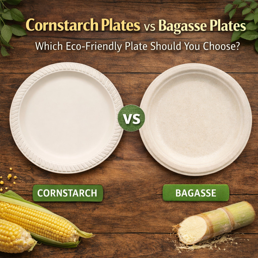 Cornstarch Plates vs Bagasse Plates: Which Eco-Friendly Plate Should ...
