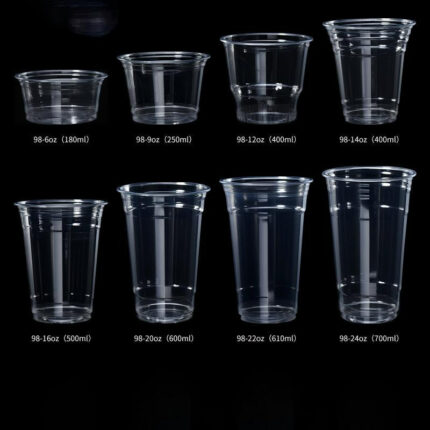 Wholesale Clear PET Cold Drink Cups